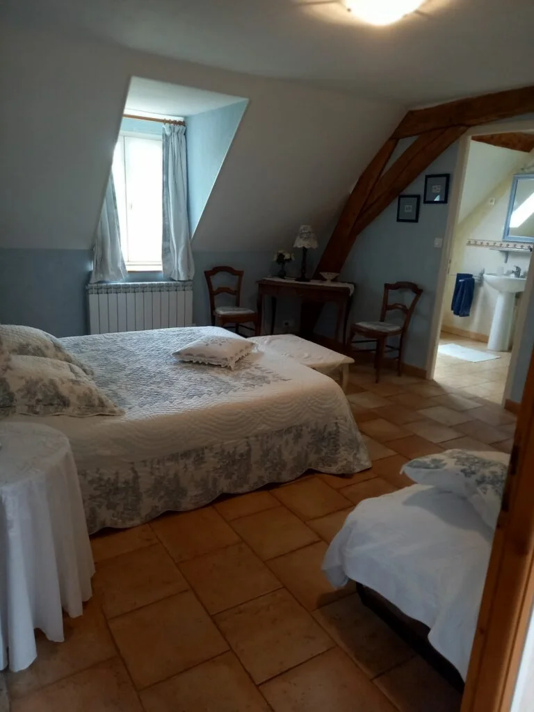 chambre bleue