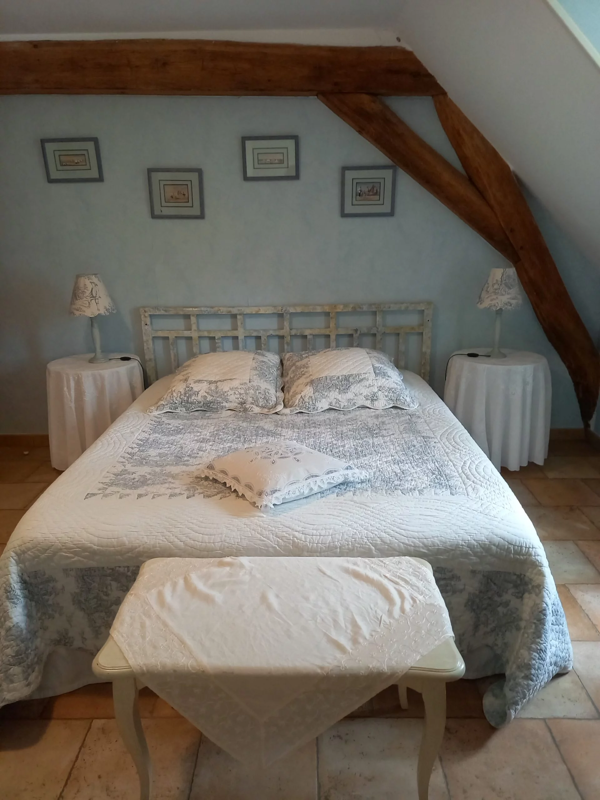 chambre bleue